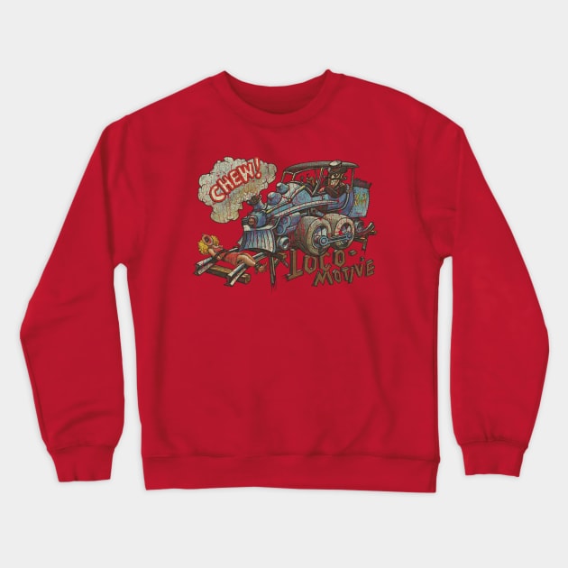 Weird Wheels Loco-Motive 1980 Crewneck Sweatshirt by JCD666